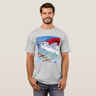 Camiseta cinza masculina Surf Magnet