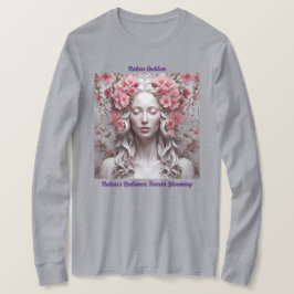 Camiseta Cinza Natureza Deusa T-Shirt
