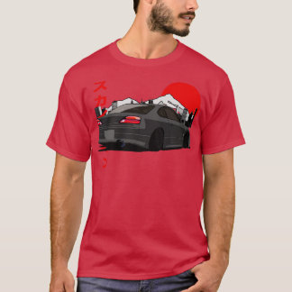 Camiseta Cinza Nissan Silvia S15 Back View