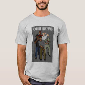 Camiseta cinza OHH BOYS a cores