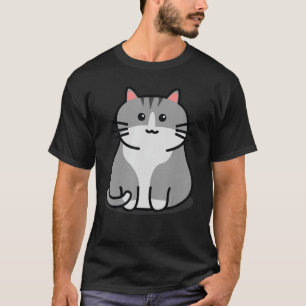 Camiseta Cinza por Gatos Felinos Companion Tabby