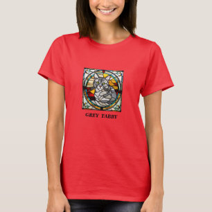 Camiseta Cinza por vidro retido