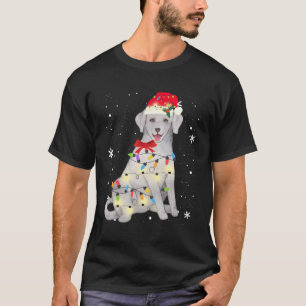 Camiseta Cinza Prata Labrador Cachorro de Retriever Natal