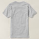Camiseta Cinza Preto Personalizada Empresa Adicione Seu Log (Verso do Design)