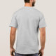 Camiseta Cinza Preto Personalizada Empresa Adicione Seu Log (Verso)