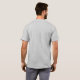 Camiseta Cinza Preto Personalizada Empresa Adicione Seu Log (Parte Traseira Completa)