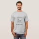 Camiseta Cinza Preto Personalizada Empresa Adicione Seu Log (Frente Completa)