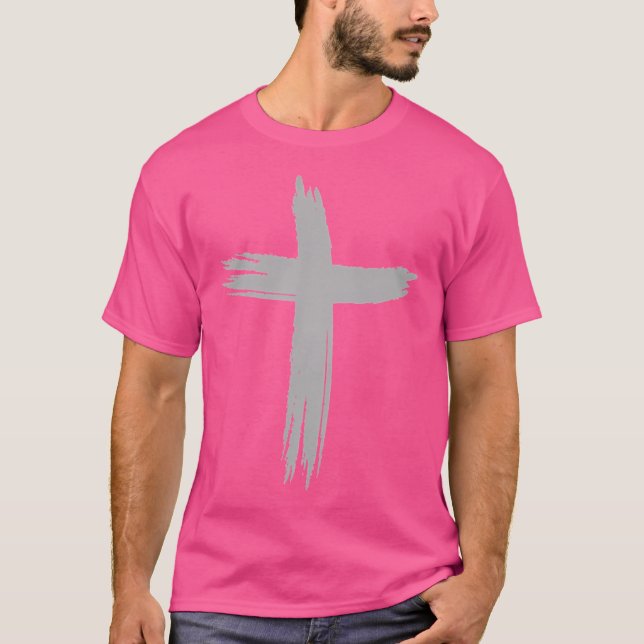 Camiseta Cinza Quarta-feira Jesus Cristo (Frente)
