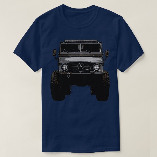 Camiseta CINZA retrô UNIMOG (Frente do Design)