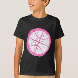 Camiseta Cinza Rosa de Basquete