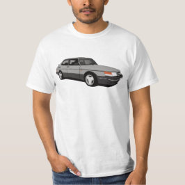 Camiseta Cinza SAAB 900 Turbo 16 Aero Coupé