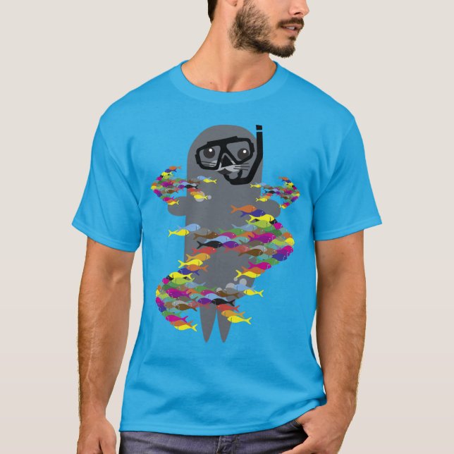 Camiseta Cinza Selo T-Shirt (Frente)