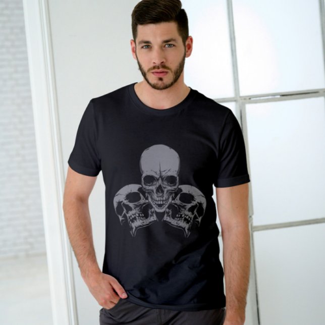 Camiseta Cinza Skull (Criador carregado)