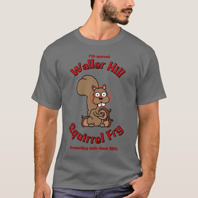 Camiseta Cinza SquirrelFry09 (Frente)