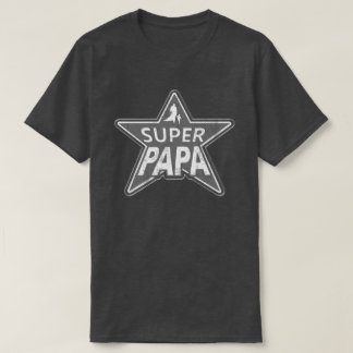 Camiseta Cinza super da papá