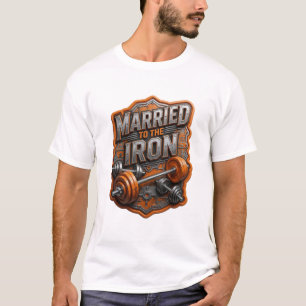 Camiseta Cinza Tendência CASADO COM O TEXTO FERRO Design