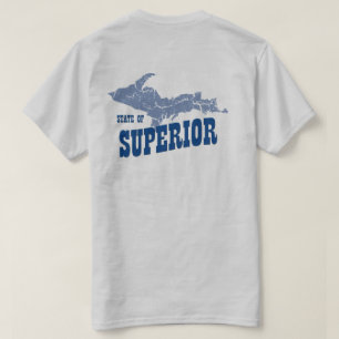 Camiseta Cinza UP Michigan Yooper Superior Mens