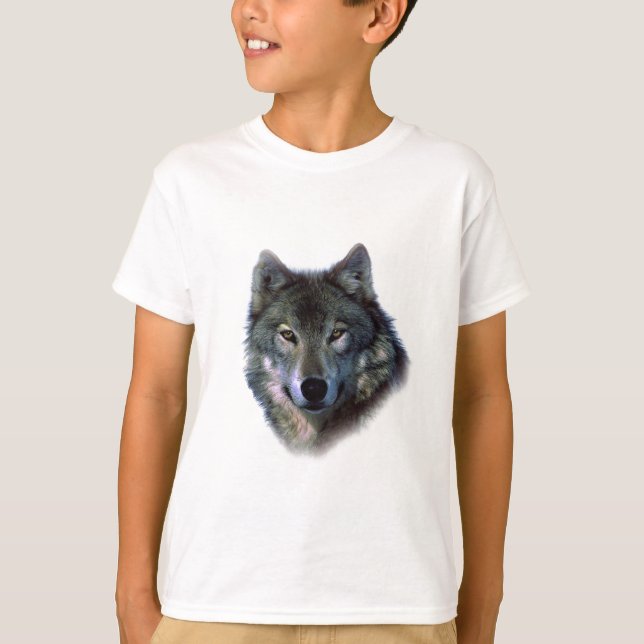 Camiseta Cinza Wolf Eyes (Frente)