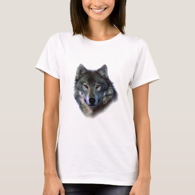 Camiseta Cinza Wolf Eyes (Frente)