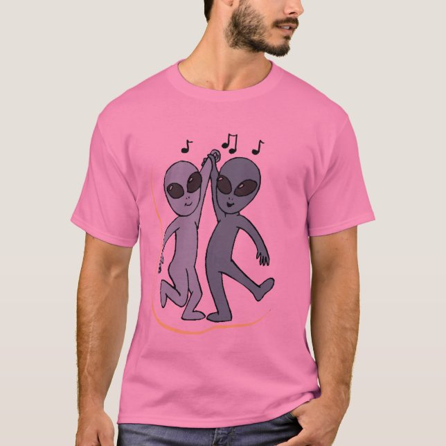 Camiseta cinzas aliens 2 (Frente)