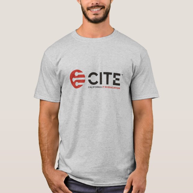 Camiseta Cinzas de T-shirt dos CITE Men (Frente)