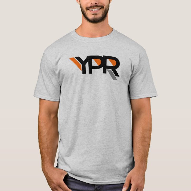Camiseta Cinzas do estilo de vida de YPR (Frente)