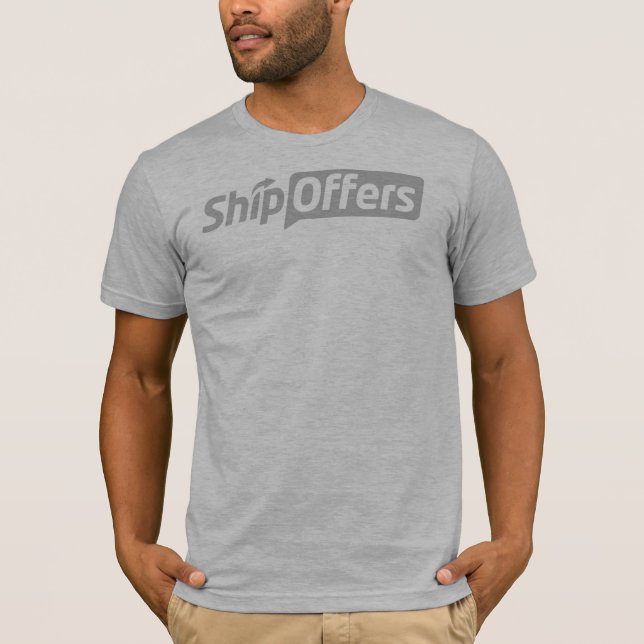 Camiseta Cinzas do logotipo (Frente)