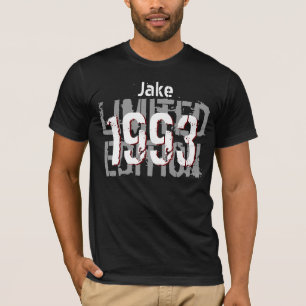 Camiseta Cinzas do preto da edição limitada de presente d