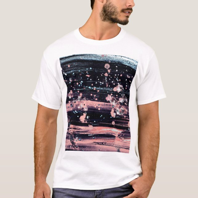 Camiseta Cinzas Escuras Glamourosas (Frente)