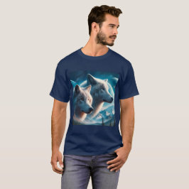 Camiseta Cinzas Lobos Blue Mens