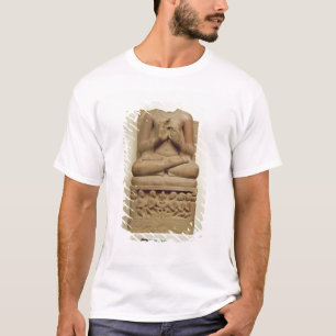 Camiseta Cinzeladura de Buddha na atitude de preaching um s