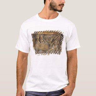 Camiseta Cinzelar descrevendo um casal no carro puxou por a