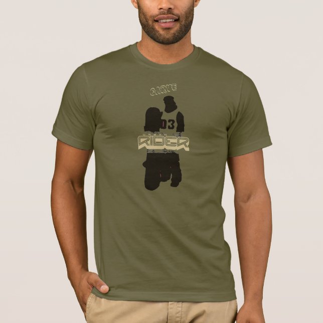 Camiseta cinzele o cavaleiro verde do exército (Frente)