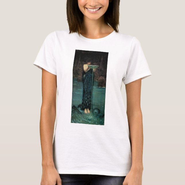 Camiseta Circe Invidiosa por John William Waterhouse (Frente)