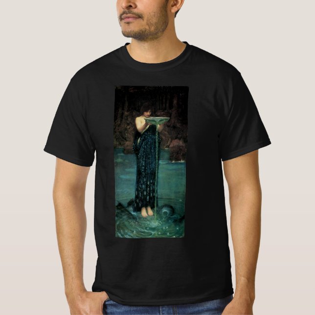 Camiseta Circe Invidiosa por John William Waterhouse (Frente)