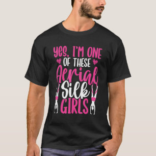 Camiseta Circo Aéreo Dançarino de Seda Aérea Acrobata Ginás