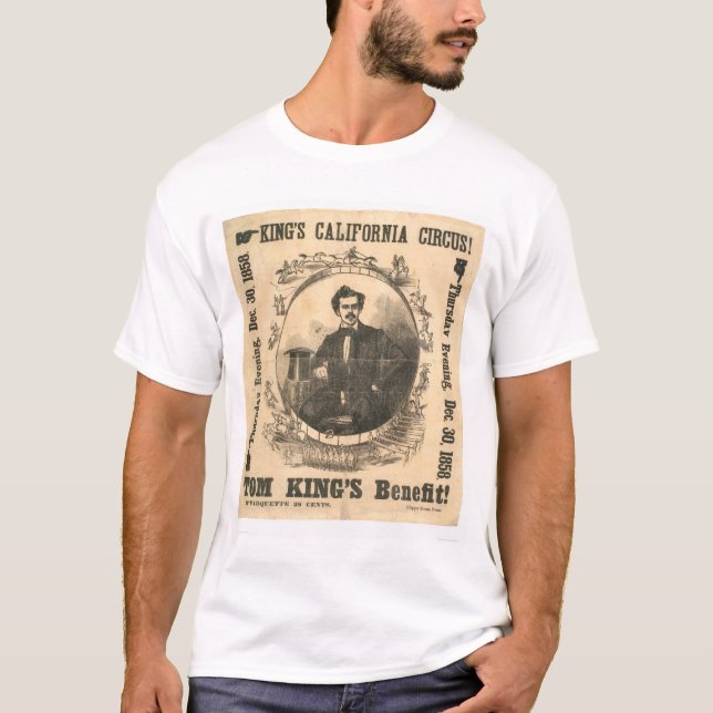 Camiseta Circo da Califórnia do rei (0804A) (Frente)