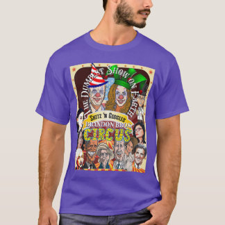 Camiseta Circo de Halloween Obama Mais Idiota Divertido Hal