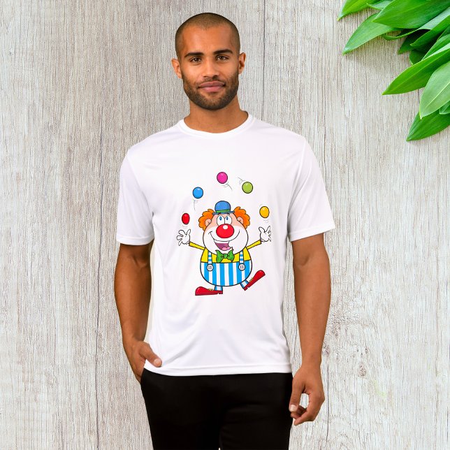 Camiseta Circo Divertido Palhaço De Malabarismo (Criador carregado)