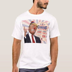 Camiseta Circo do Palhaço de Trump - Design Poster vintage