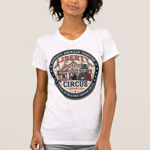 Camiseta Circo Patriótico Liberty Patriótico Mestre de Reta