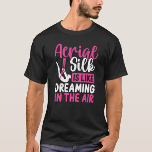 Camiseta Circuito Aéreo de Dançarino da Seda Aéreo Dançarin