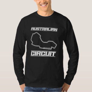 Camiseta Circuito Australiano Fórmula 1 Carro De Corrida Co