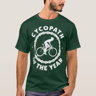Camiseta Circuito de ciclismo engraçado do ano de bicicleta