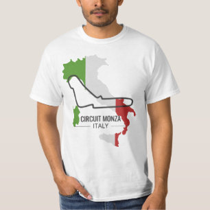 Camiseta Circuito de Monza - Itália - Para fãs de Fórmula 1