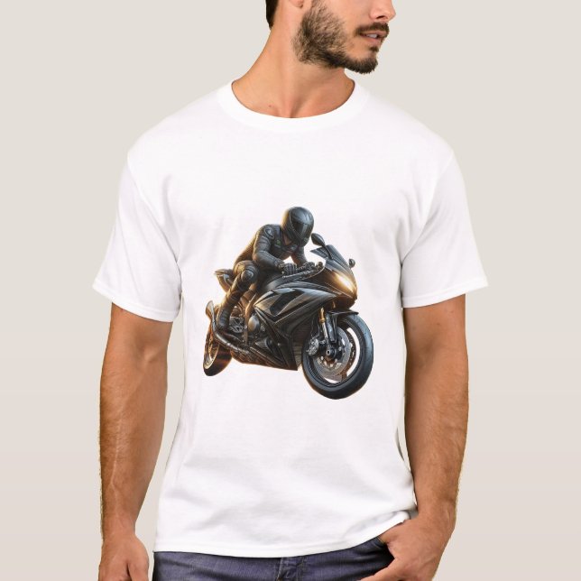 Camiseta Circuito de motocicleta surpreendente (Frente)