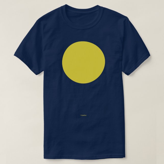 Camiseta Circular Crayola Crayellow (Frente do Design)