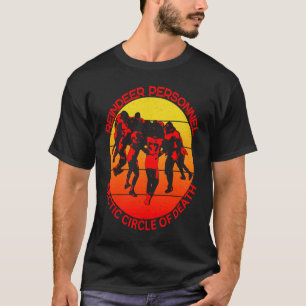 Camiseta Círculo Ártico de Neve Mortal Globo Esquerdo de Re