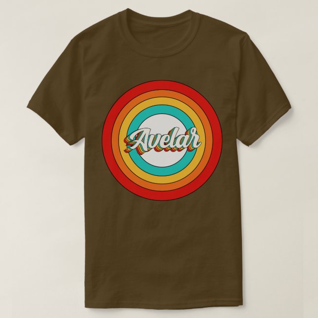 Camiseta Circulo Avelar Avelar Name Shirt Vintage Avelar (Frente do Design)