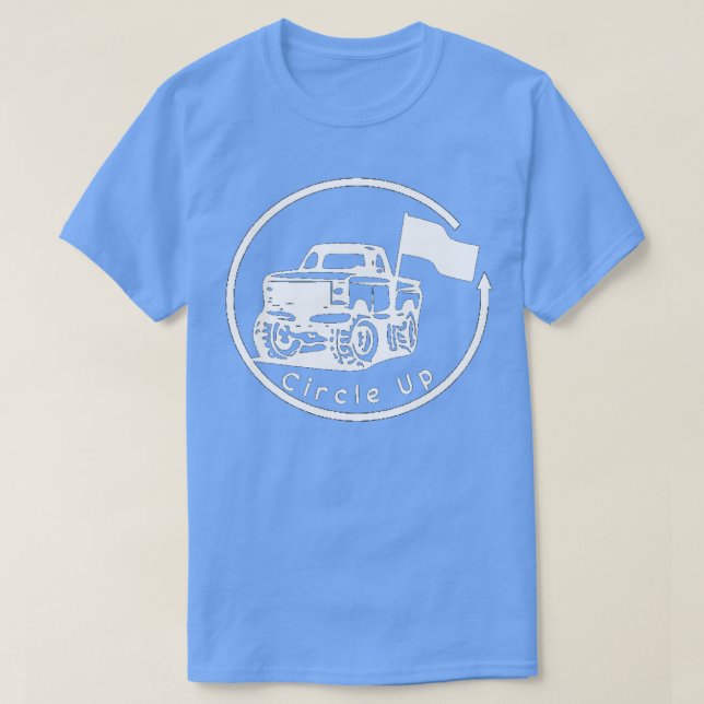 Camiseta Círculo Branco 2 (Frente do Design)